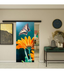 Glasschiebetür BLACK-LINE - Fotoprint Modell 162 | Glastuershop24