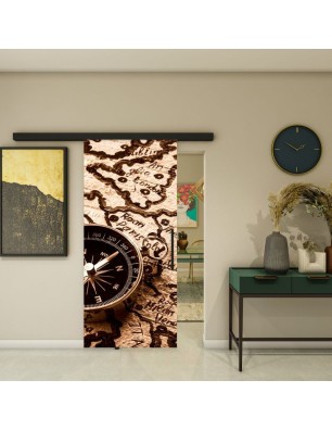 Glasschiebetür BLACK-LINE - Fotoprint Modell 163 | Glastuershop24