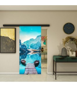 Glasschiebetür BLACK-LINE - Fotoprint Modell 164 | Glastuershop24