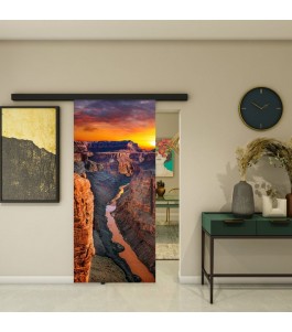 Glasschiebetür BLACK-LINE - Fotoprint Model 171 | Glastuershop24