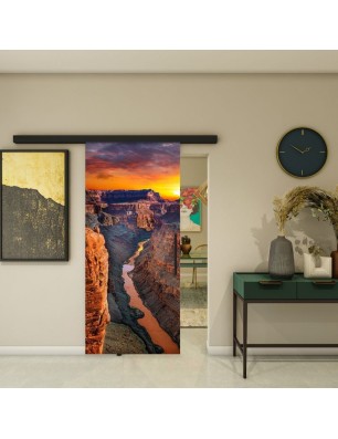 Glasschiebetür BLACK-LINE - Fotoprint Model 171 | Glastuershop24