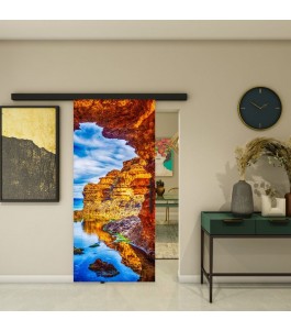 Glasschiebetür BLACK-LINE - Fotoprint Modell 172 | Glastuershop24