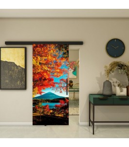 Glasschiebetür BLACK-LINE - Fotoprint Model 181 | Glastuershop24