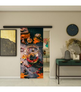Glasschiebetür BLACK-LINE – Fotoprint Modell 184 | Glastuershop24