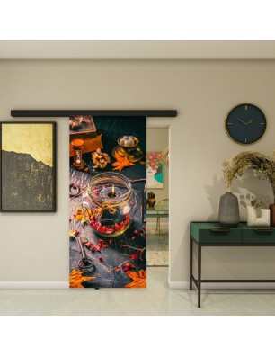 Glasschiebetür BLACK-LINE – Fotoprint Modell 184 | Glastuershop24