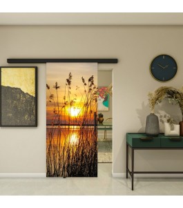 Glasschiebetür BLACK-LINE - Fotoprint Modell 187 | Glastuershop24