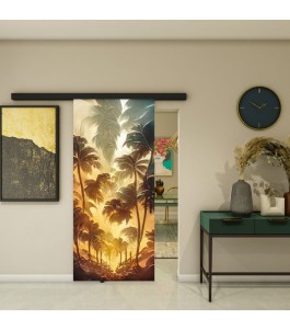 Glasschiebetür BLACK-LINE - Fotoprint Modell 192 | Glastuershop24