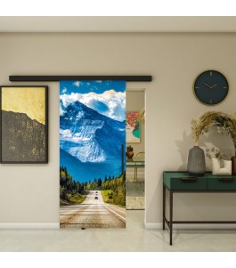 Glasschiebetür BLACK-LINE - Fotoprint Modell 193 | Glastuershop24