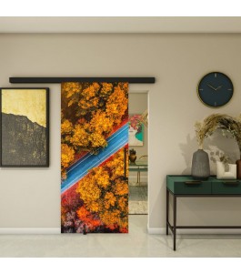 Glasschiebetür BLACK-LINE - Fotoprint Model 196 | Glastuershop24