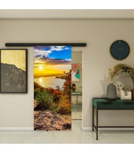 Glasschiebetür BLACK-LINE - Fotoprint Model 199 | Glastuershop24