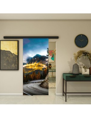 Glasschiebetür BLACK-LINE - Fotoprint Modell 200 | Glastuershop24