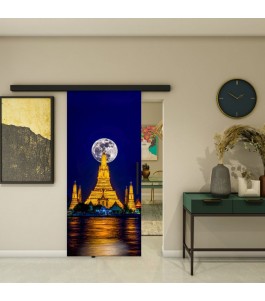 Glasschiebetür BLACK-LINE - Fotoprint Model 204 | Glastuershop24