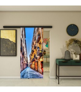 Glasschiebetür BLACK-LINE - Fotoprint Model 208 | Glastuershop24