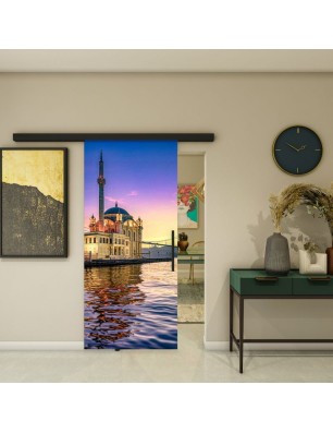 Glasschiebetür BLACK-LINE - Fotoprint Modell 209 | Glastuershop24