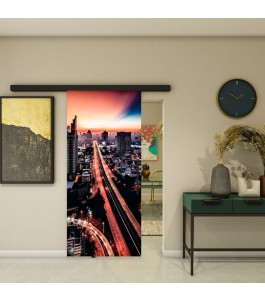 Glasschiebetür BLACK-LINE - Fotoprint Model 210 | Glastuershop24
