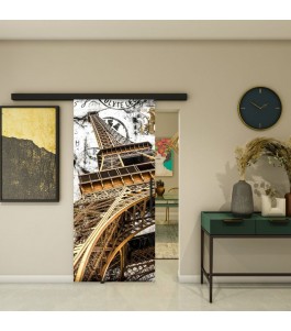 Glasschiebetür BLACK-LINE – Fotoprint Modell 211 | Glastuershop24