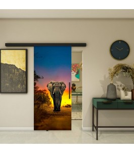 Glasschiebetür BLACK-LINE - Fotoprint Modell 226 | Glastuershop24
