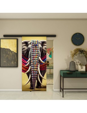 Glasschiebetür BLACK-LINE - Fotoprint Modell 227 | Glastuershop24