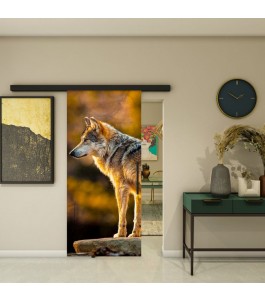 Glasschiebetür BLACK-LINE - Fotoprint Modell 228 | Glastuershop24