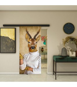 Glasschiebetür BLACK-LINE - Fotoprint Modell 250 | Glastuershop24