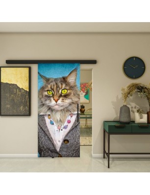 Glasschiebetür BLACK-LINE - Fotoprint Modell 252 | Glastuershop24