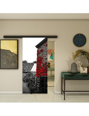 Glasschiebetür BLACK-LINE - Fotoprint Modell 254 | Glastuershop24
