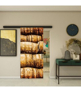 Glasschiebetür BLACK-LINE - Fotoprint Model 255 | Glastuershop24