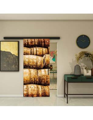 Glasschiebetür BLACK-LINE - Fotoprint Model 255 | Glastuershop24