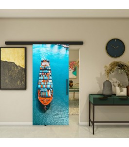 Glasschiebetür BLACK-LINE - Fotoprint Model 259 | Glastuershop24