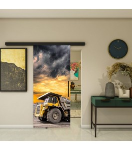 Glasschiebetür BLACK-LINE - Fotoprint Modell 260 | Glastuershop24