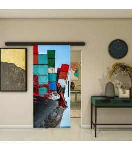 Glasschiebetür BLACK-LINE - Fotoprint Model 264 | Glastuershop24
