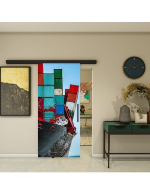 Glasschiebetür BLACK-LINE - Fotoprint Model 264 | Glastuershop24