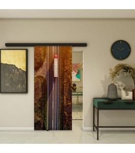 Glasschiebetür BLACK-LINE - Fotoprint Modell 265 | Glastuershop24