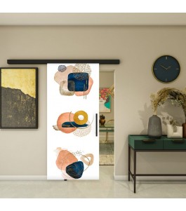 Glasschiebetür BLACK-LINE - Fotoprint Modell 266 | Glastuershop24