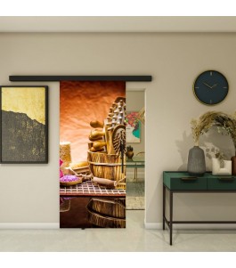 Glasschiebetür BLACK-LINE - Fotoprint Modell 267 | Glastuershop24