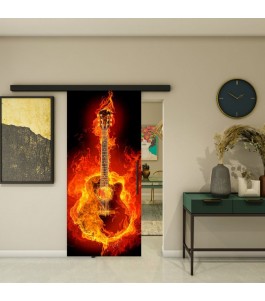 Glasschiebetür BLACK-LINE - Fotoprint Modell 275 | Glastuershop24