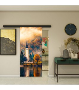 Glasschiebetür BLACK-LINE - Fotoprint Model 278 | Glastuershop24