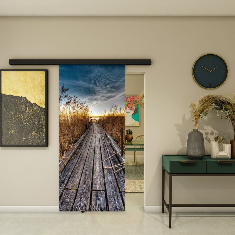 Glasschiebetür BLACK-LINE - Fotoprint Modell 280 Glasschiebetür BLACK-LINE - Fotoprint Modell 280