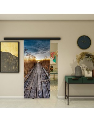 Glasschiebetür BLACK-LINE - Fotoprint Model 280 | Glastuershop24