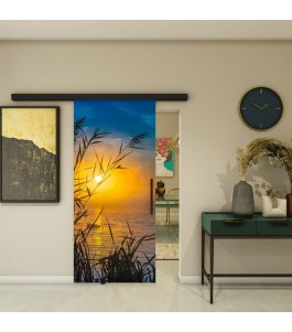 Glasschiebetür BLACK-LINE - Fotoprint Modell 283 | Glastuershop24