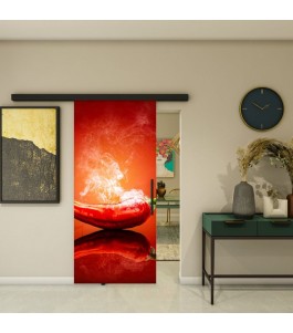 Glasschiebetür BLACK-LINE - Fotoprint Modell 286 | Glastuershop24