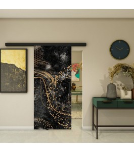 Glasschiebetür BLACK-LINE - Fotoprint Modell 295 | Glastuershop24