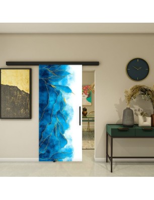 Glasschiebetür BLACK-LINE - Fotoprint Modell 301 | Glastuershop24
