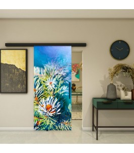 Glasschiebetür BLACK-LINE - Fotoprint Model 305 | Glastuershop24