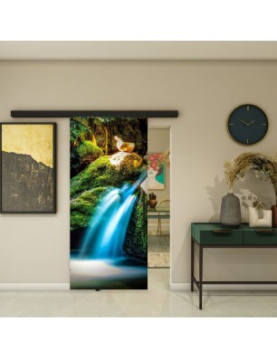 Glasschiebetür BLACK-LINE - Fotoprint Modell 311 | Glastuershop24