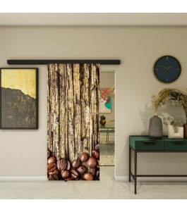 Glasschiebetür BLACK-LINE - Fotoprint Modell 312 | Glastuershop24