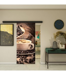Glasschiebetür BLACK-LINE - Fotoprint Model 313 | Glastuershop24