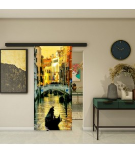 Glasschiebetür BLACK-LINE - Fotoprint Model 314 | Glastuershop24