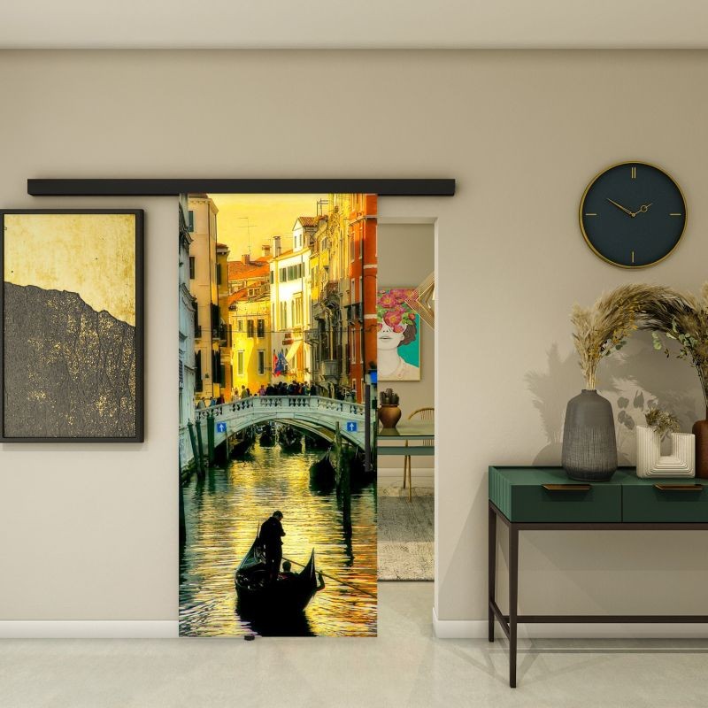 Glasschiebetür BLACK-LINE - Fotoprint Modell 314 Glasschiebetür BLACK-LINE - Fotoprint Modell 314