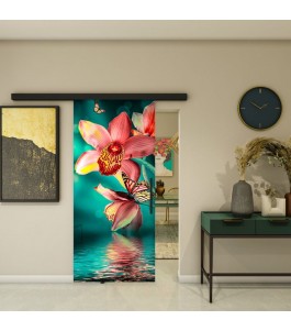 Glasschiebetür BLACK-LINE - Fotoprint Modell 317 | Glastuershop24
